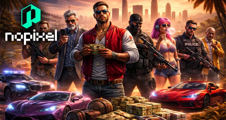 No Pixel FiveM RP Server Image